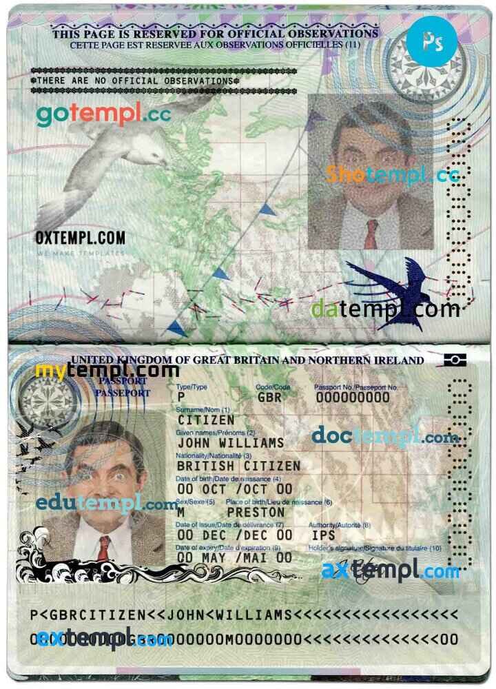 passport signature example