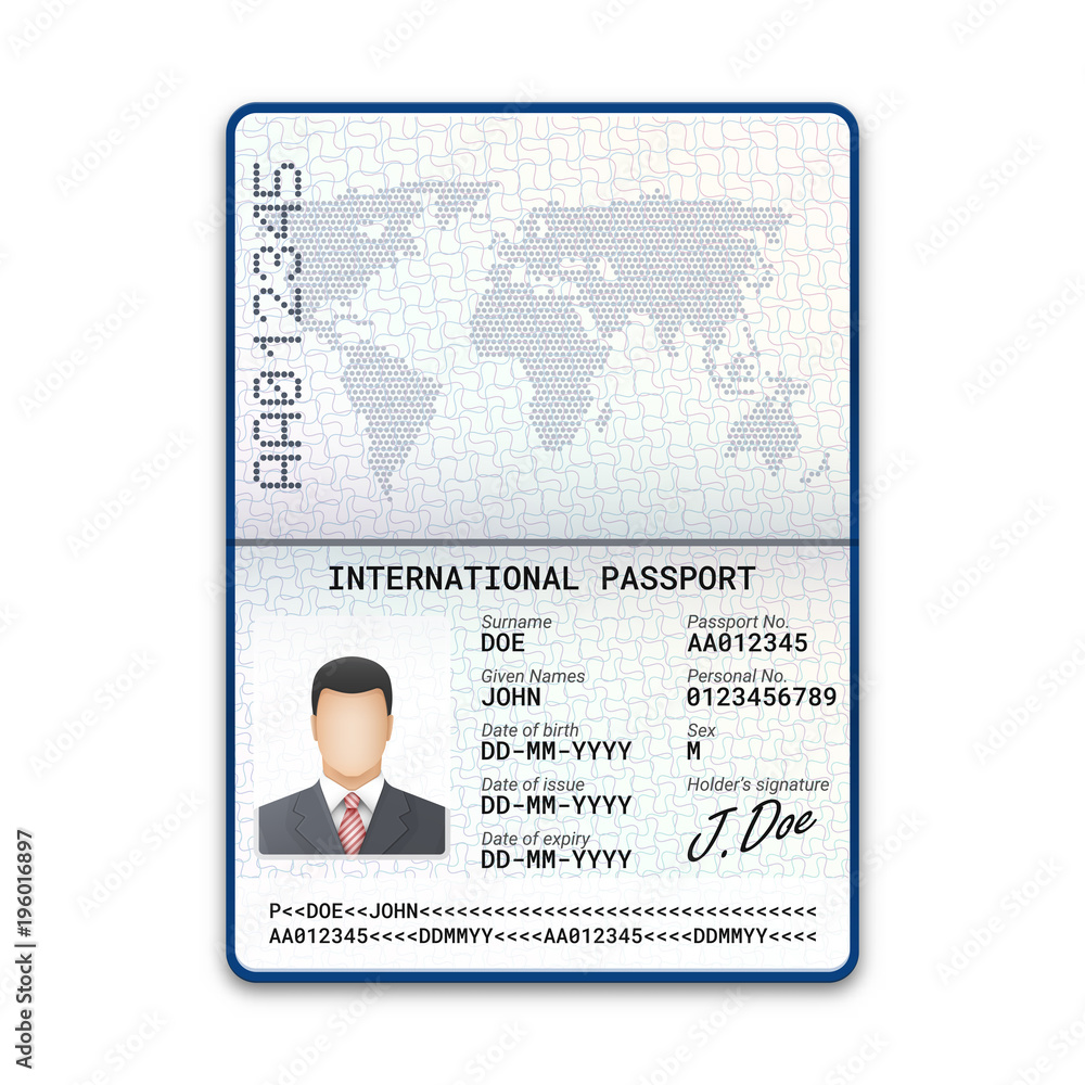 passport signature example