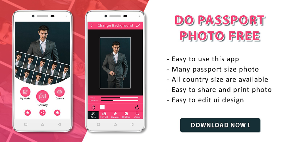 passport size photo app