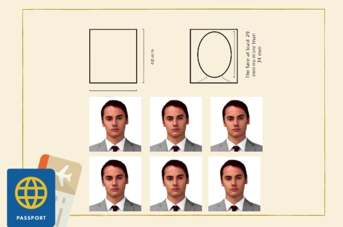 passport size photo background change online