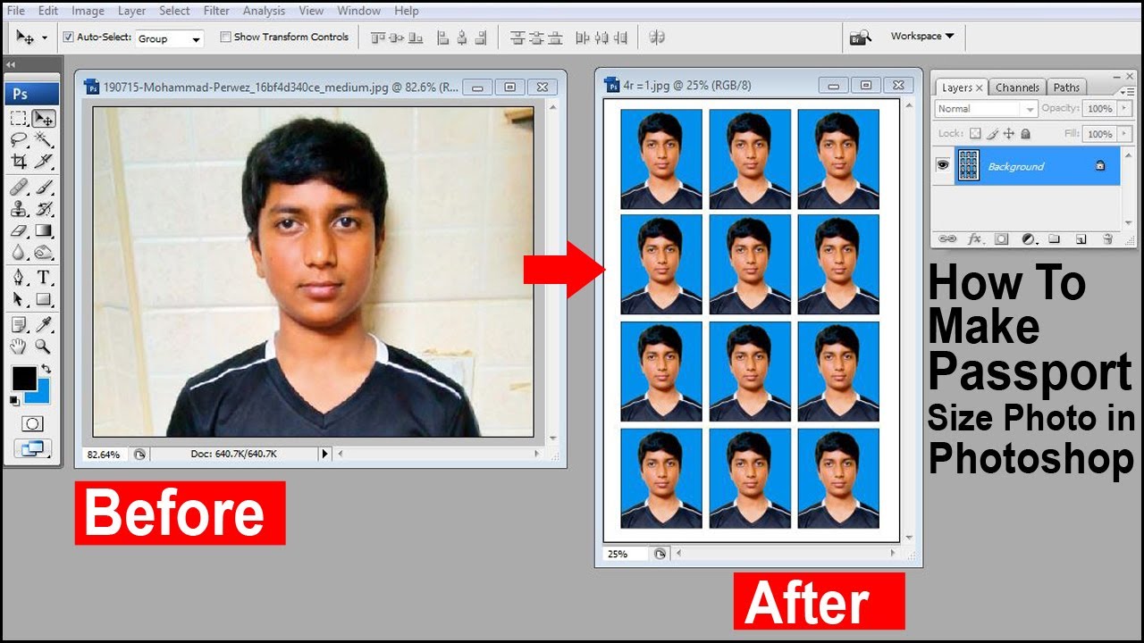 passport size photo india dimensions