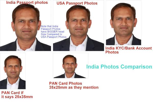 passport size photo indian