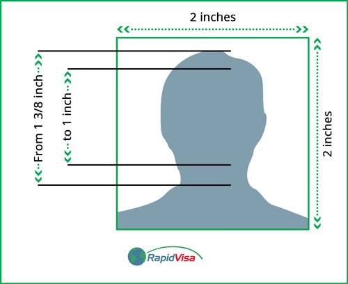 passport size photo measurements