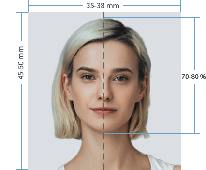 passport size picture dimensions