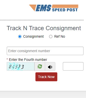 passport speed post tracking india