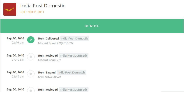 passport speed post tracking india