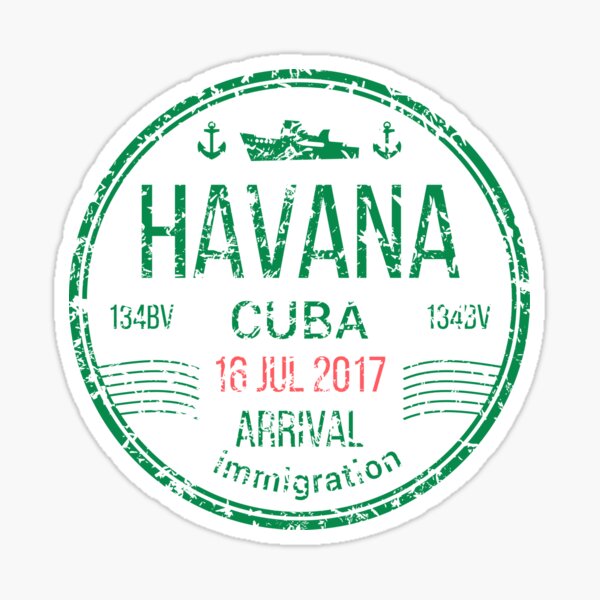 passport stamp cuba