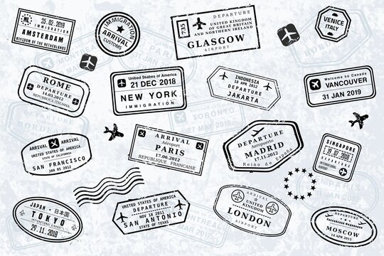 passport stamps