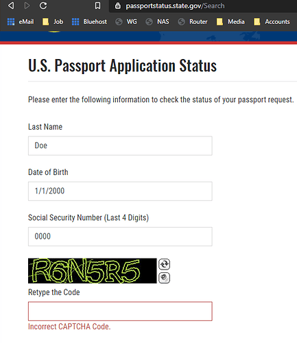 passport status.state.gov