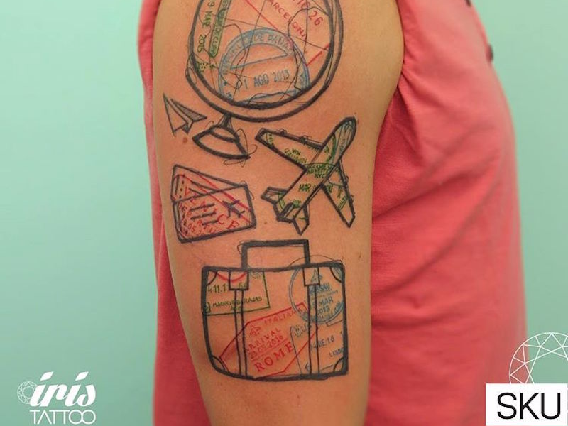 passport tattoo