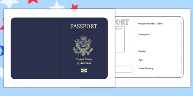 passport template