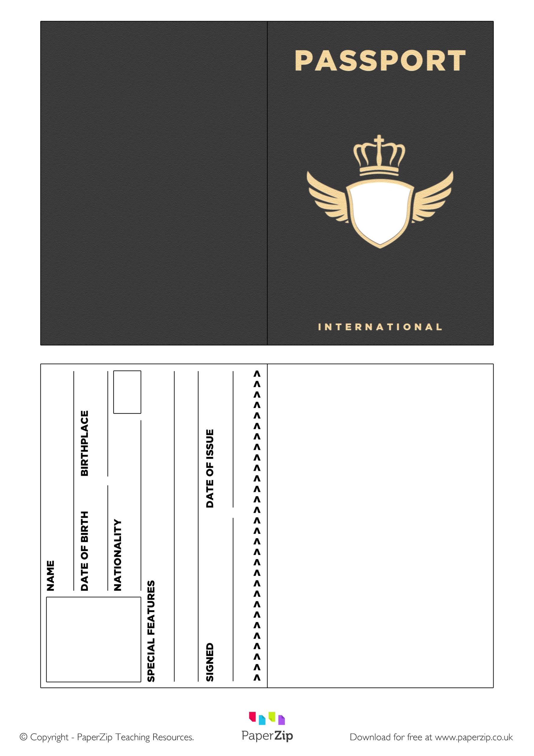 passport templates