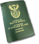 passport to south africa