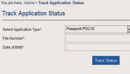 passport tracking indian