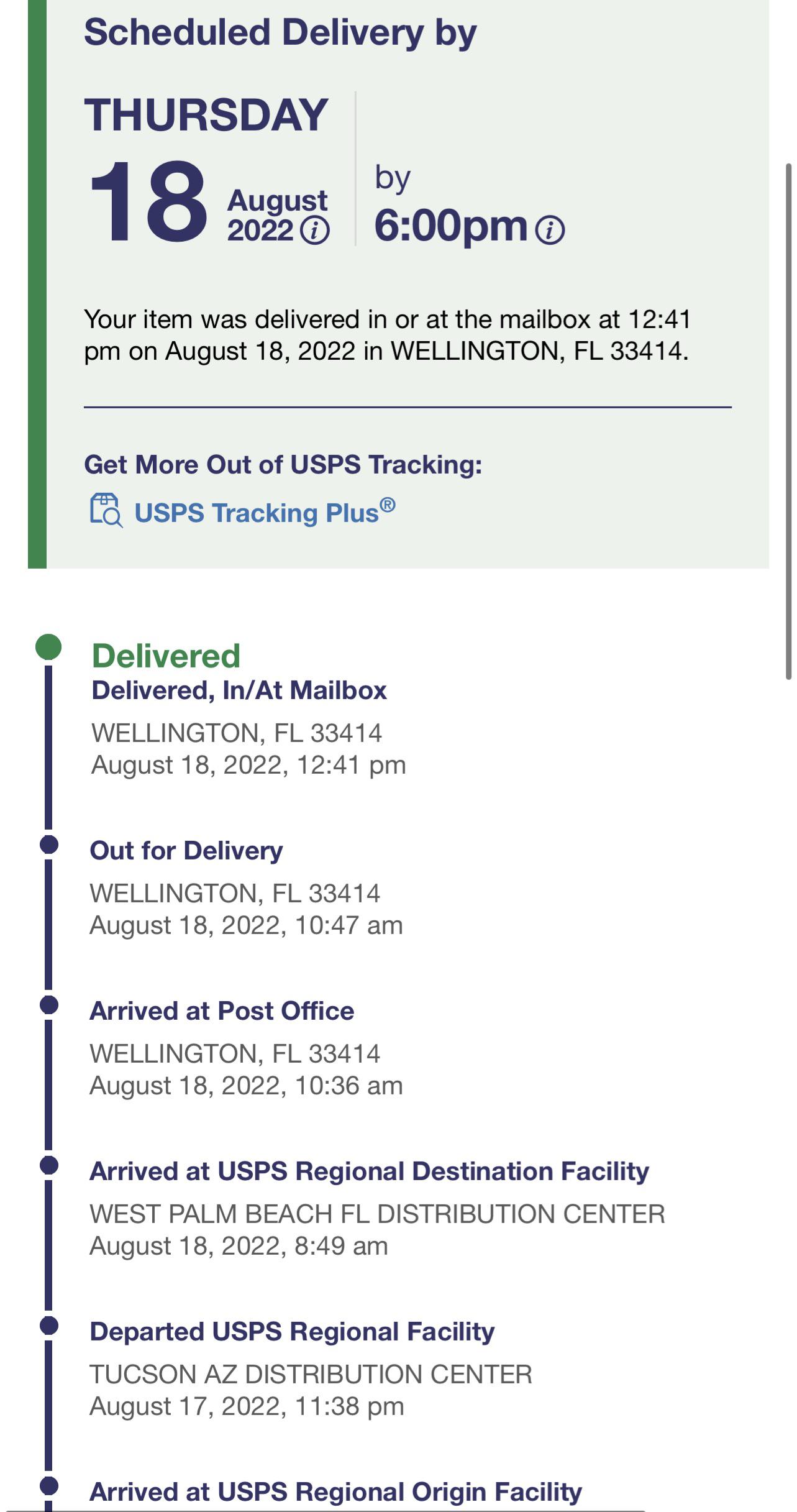 passport tracking number usps