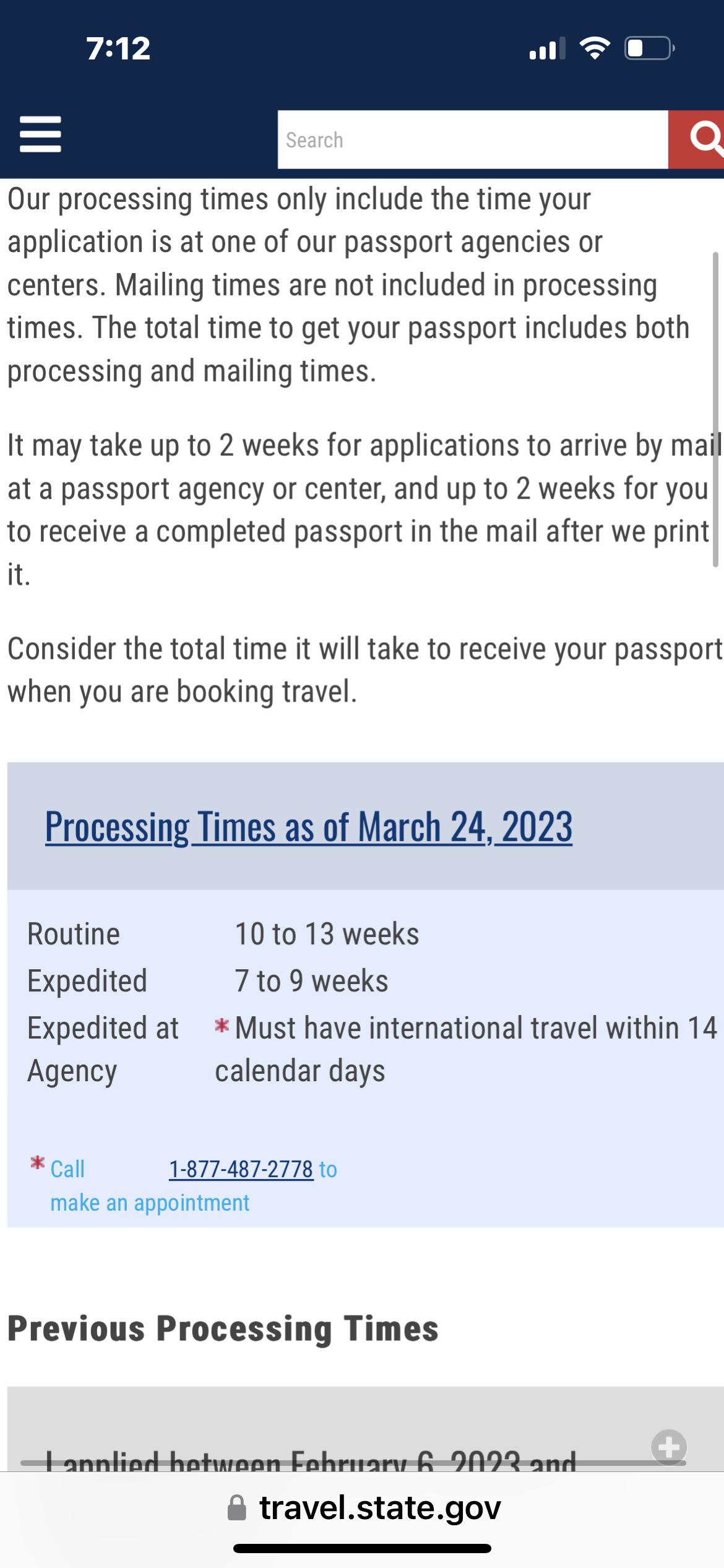 passport turn around time