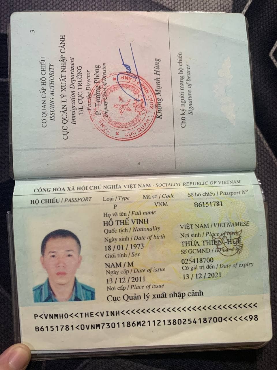 passport vietnam