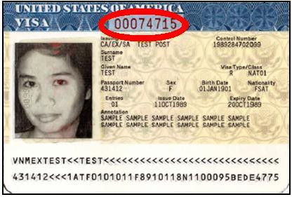 passport visa number