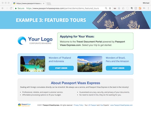 passport visas express