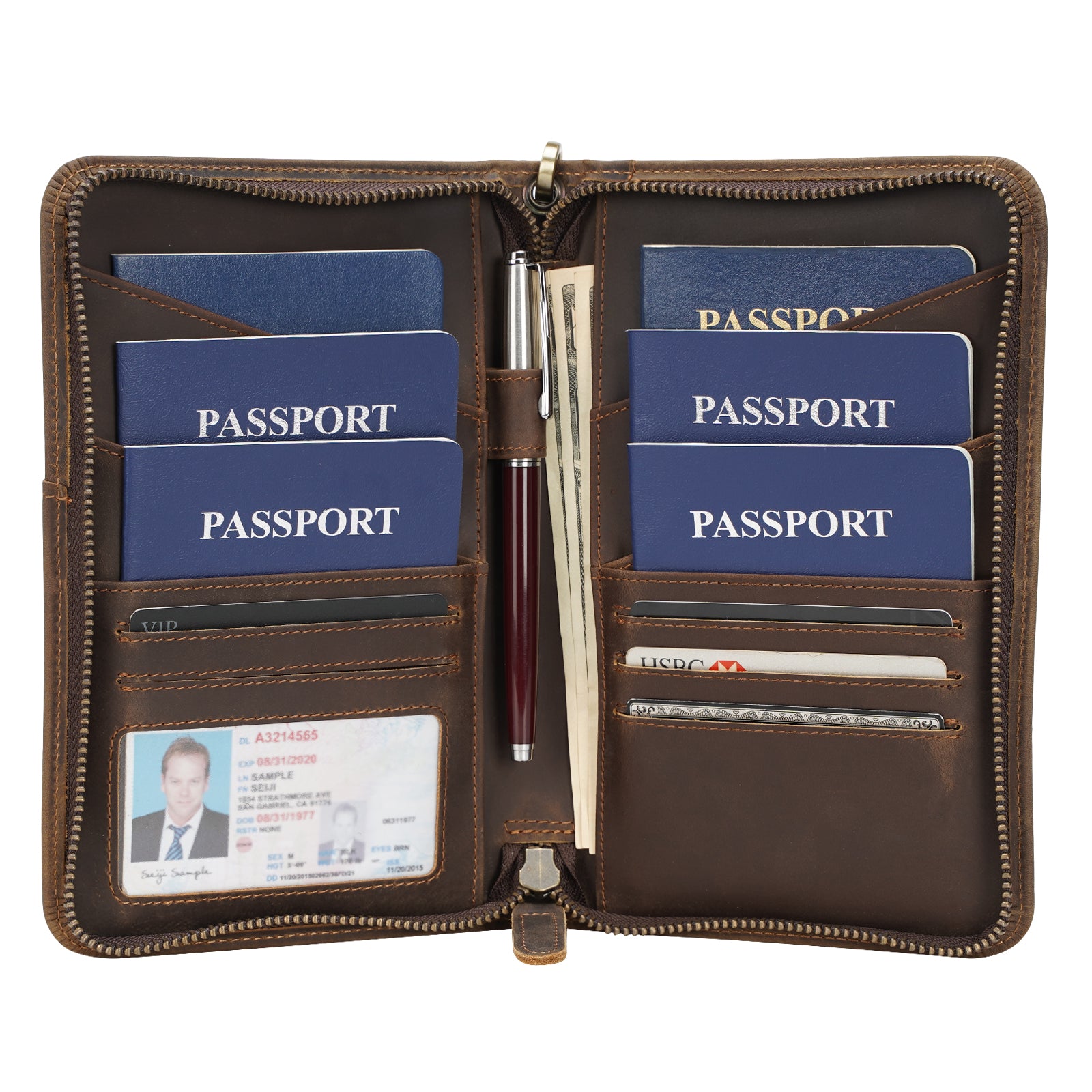 passport wallet women's