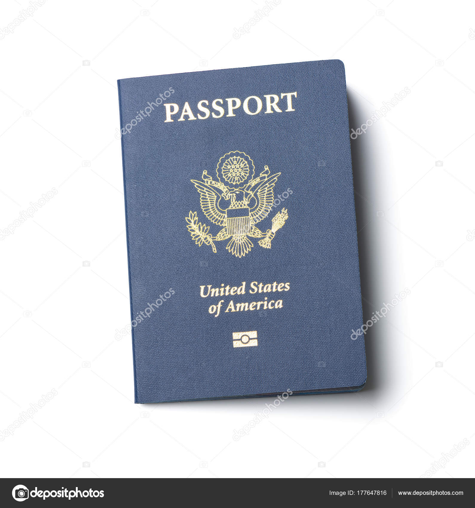 passport white background