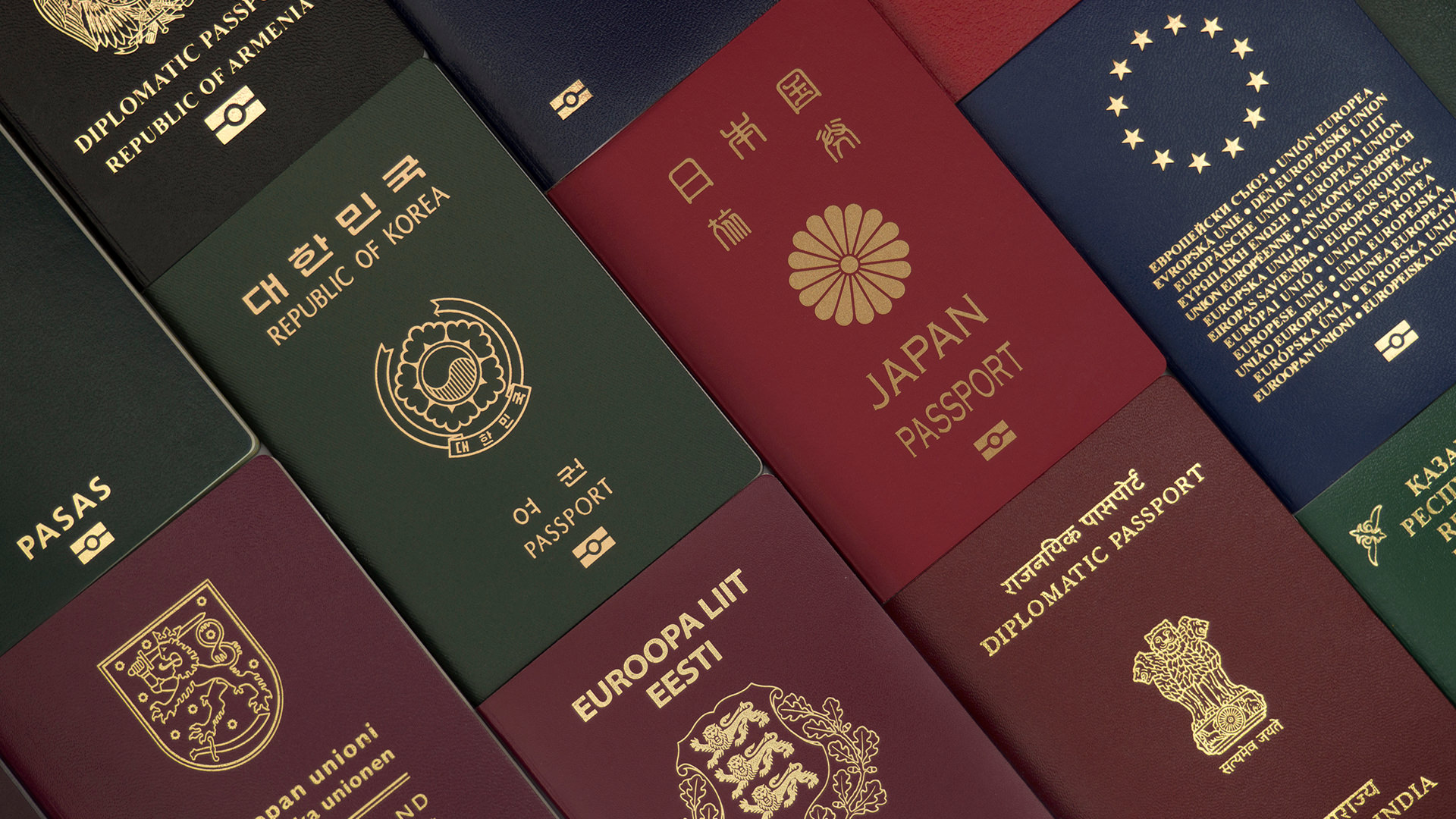 passports around the world