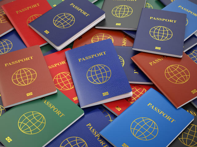 passports around the world