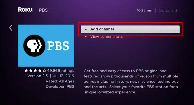 pbs passport on roku