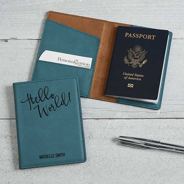 personalized passport holder