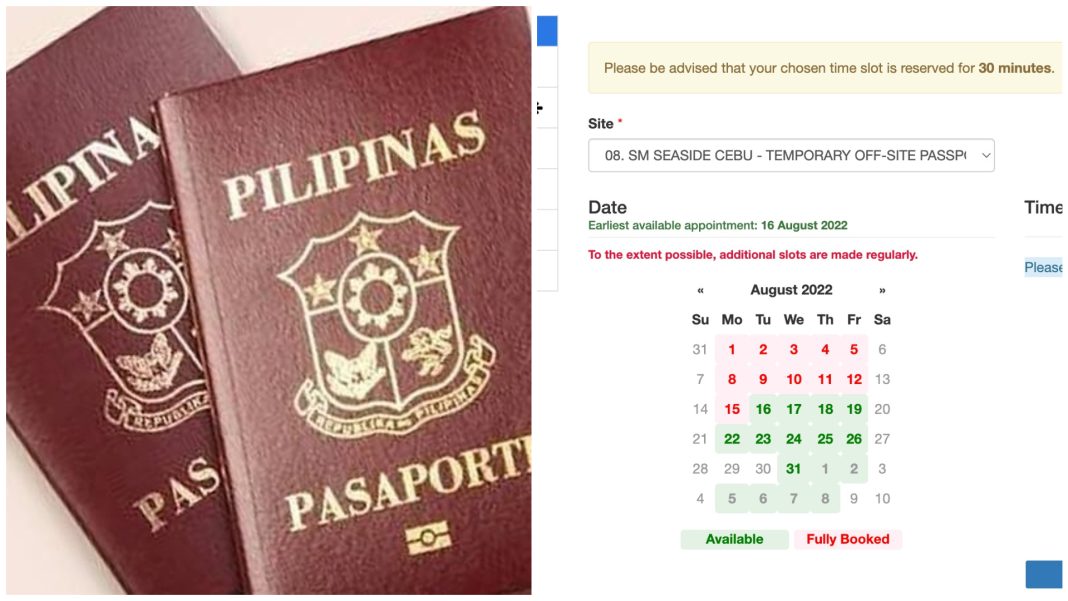 philippine passport appointment