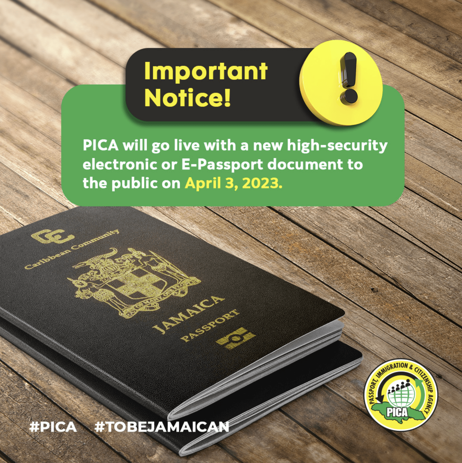 pica jamaica passport