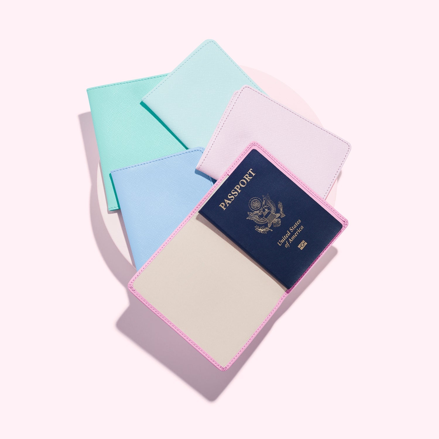 pink passport case