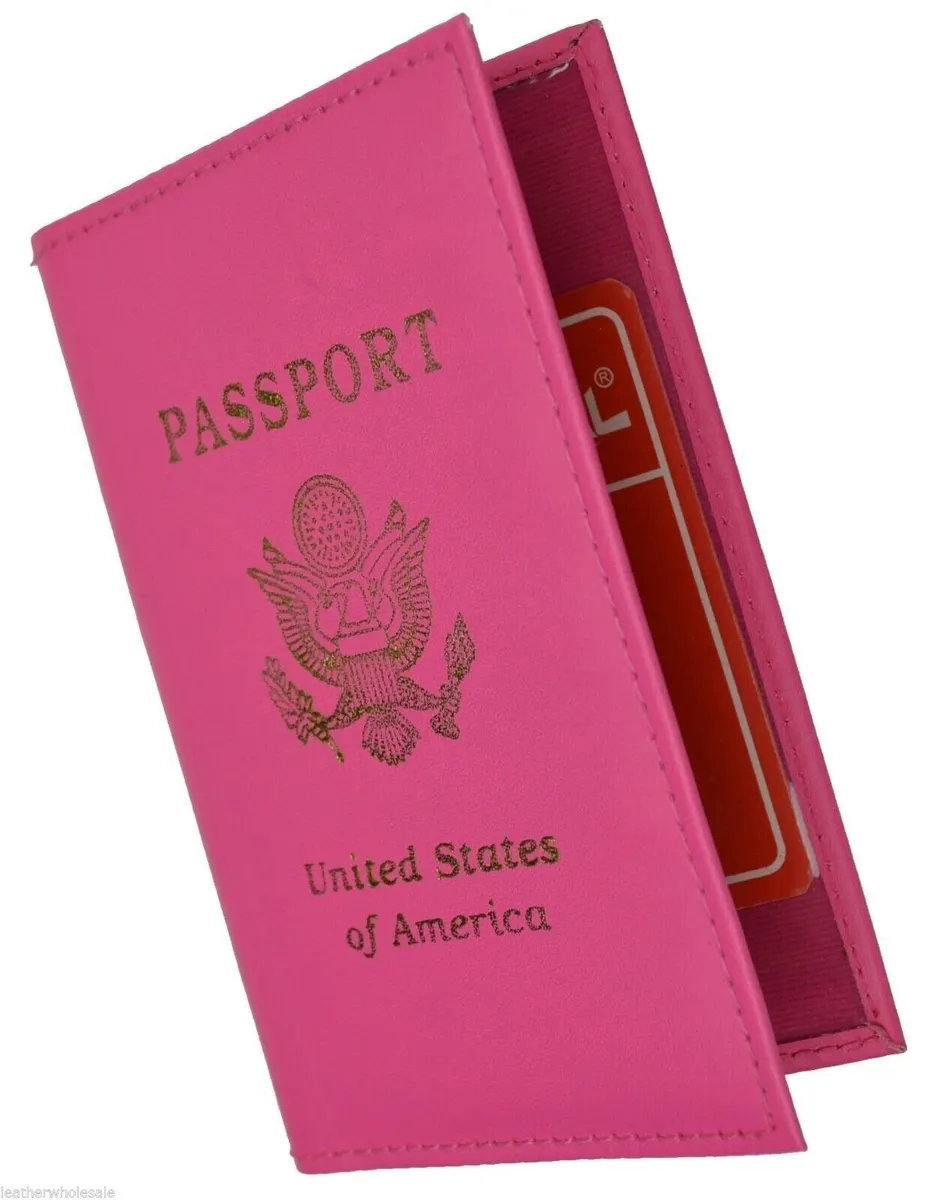 pink passport case