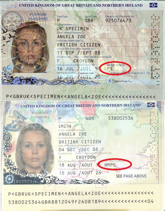 place of issue on passport