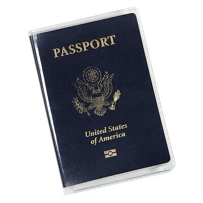 plastic passport cover