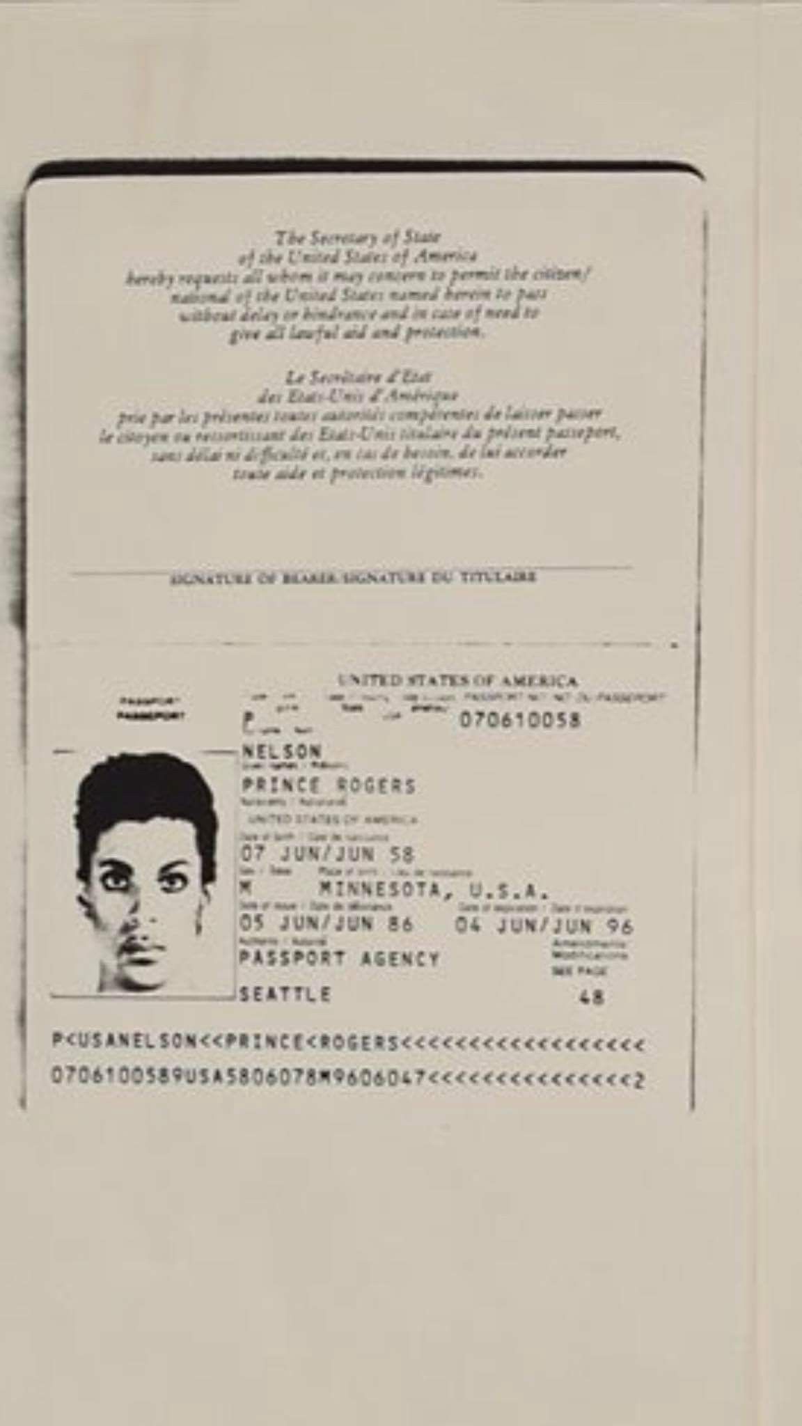 prince passport photo