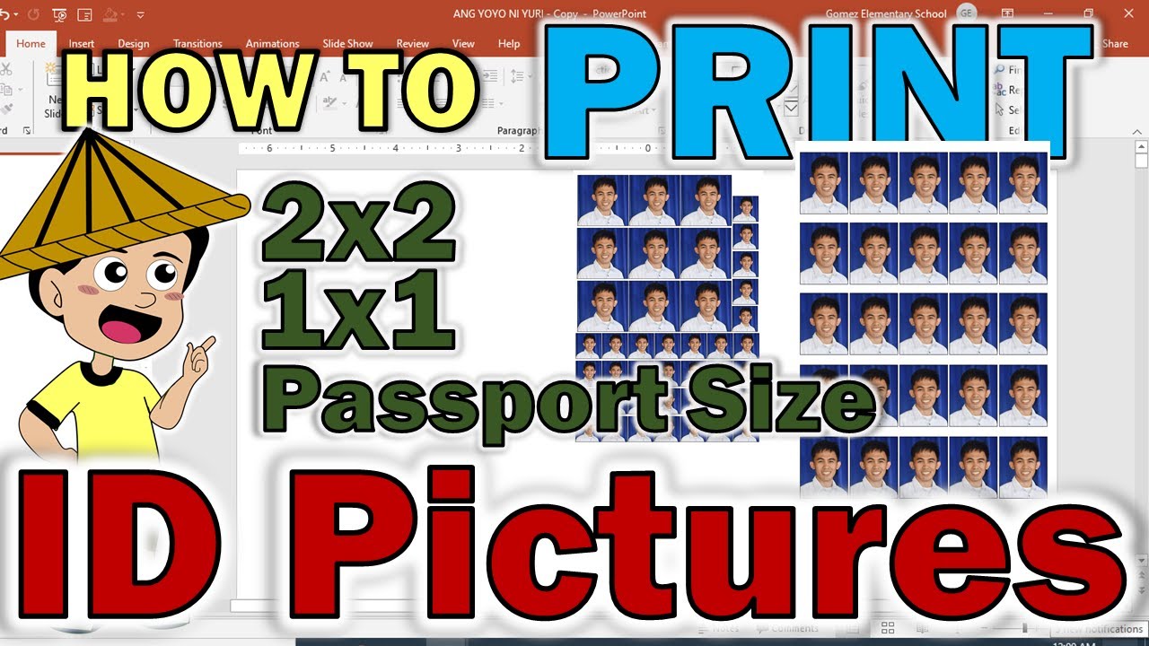 print 2x2 passport photo