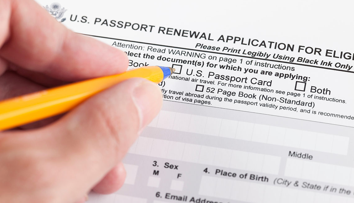 print passport renewal application form