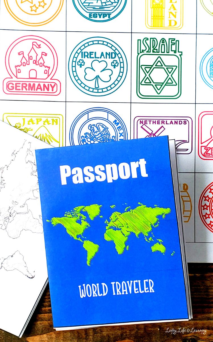 printable passport for kids