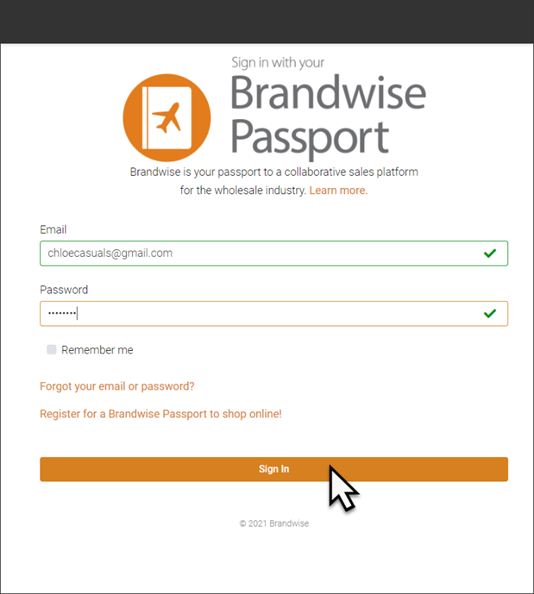 private passport login