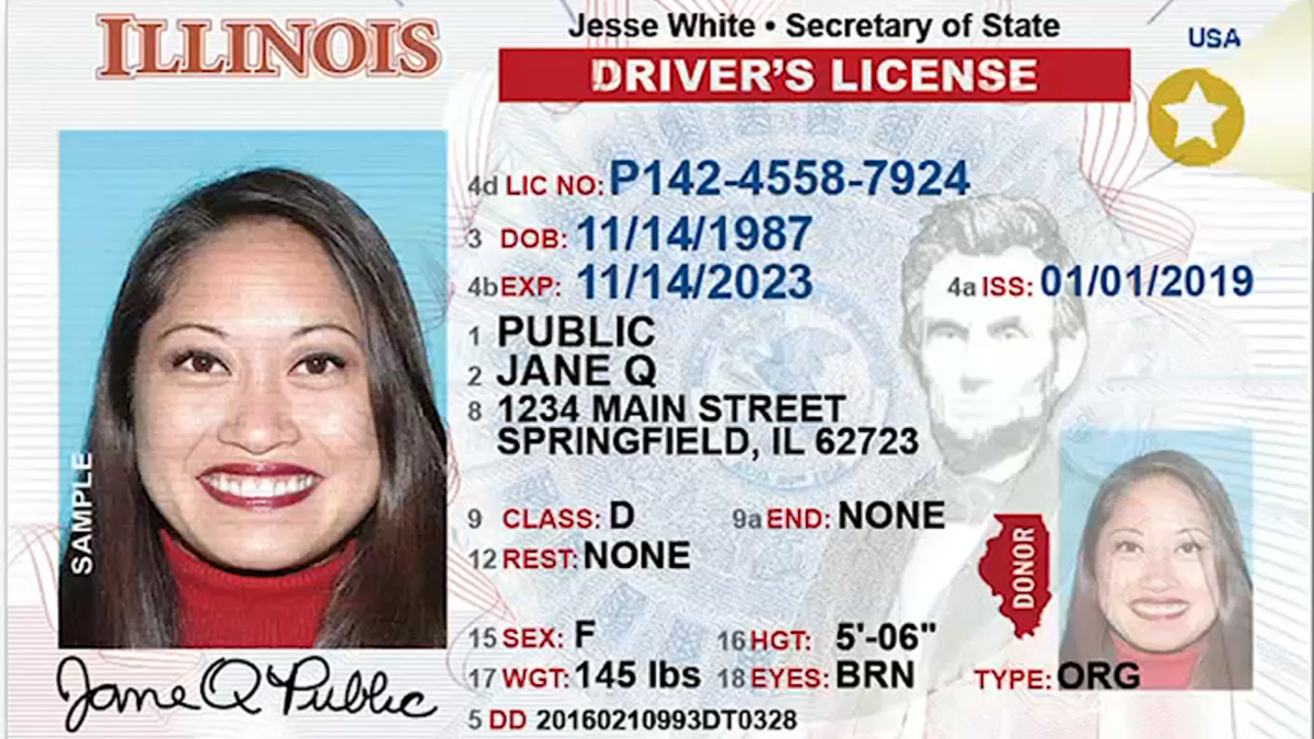 real id passport card