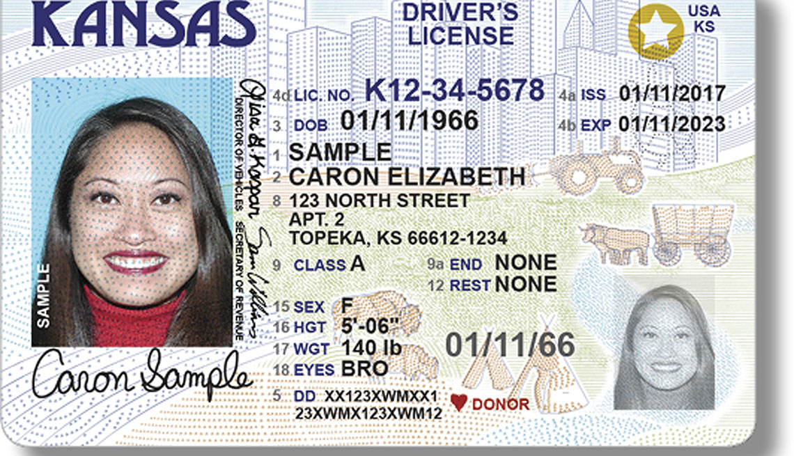 real id passport card