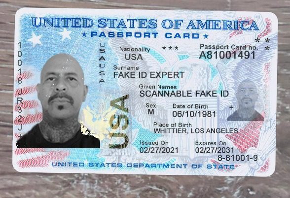 real u.s. passport card