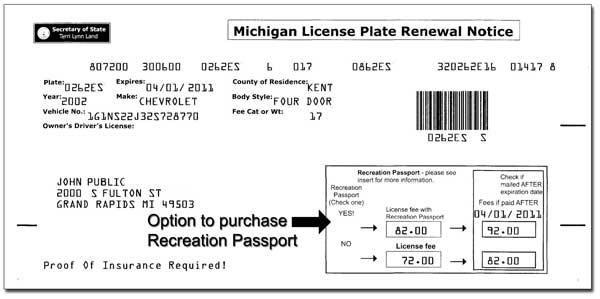 rec passport michigan