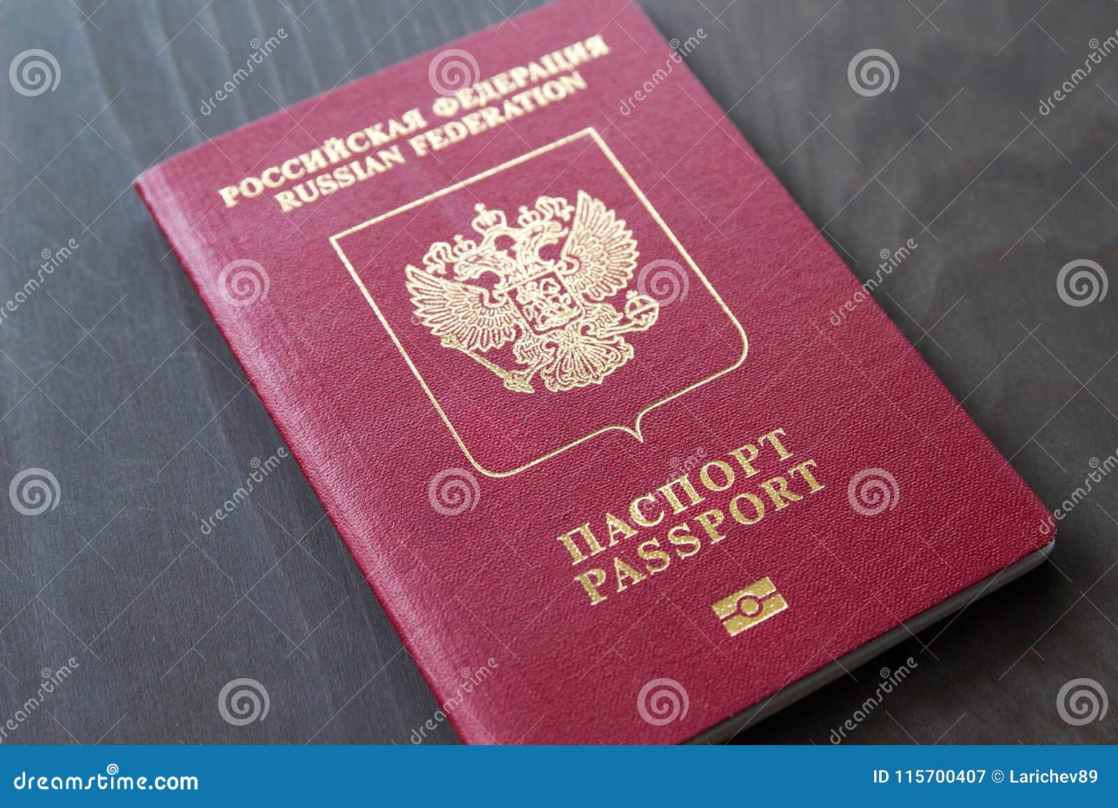 red color passport