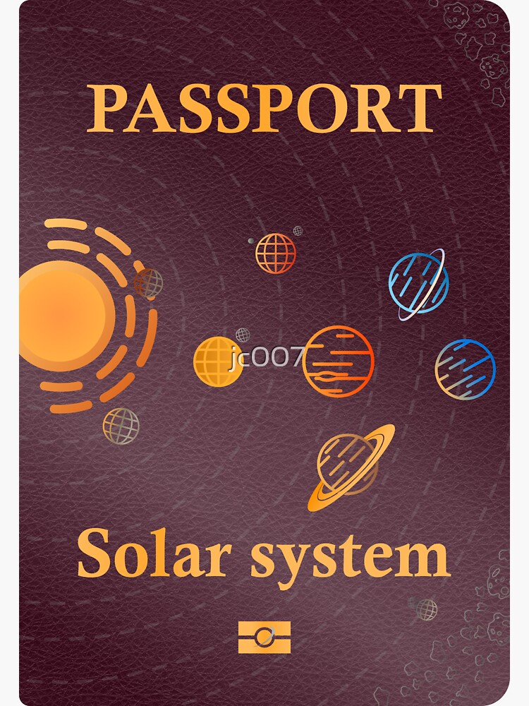 red sticker on passport