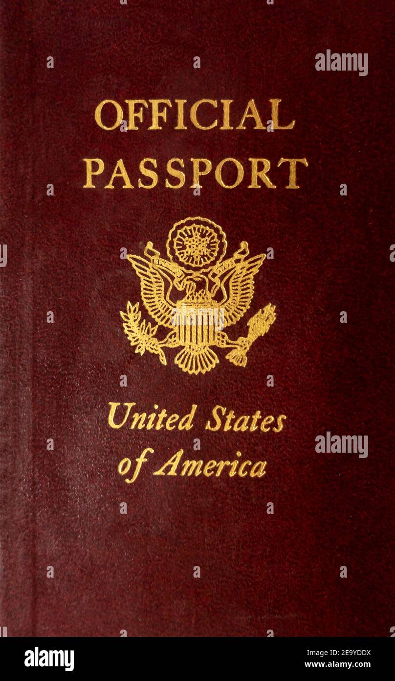 red u.s. passport