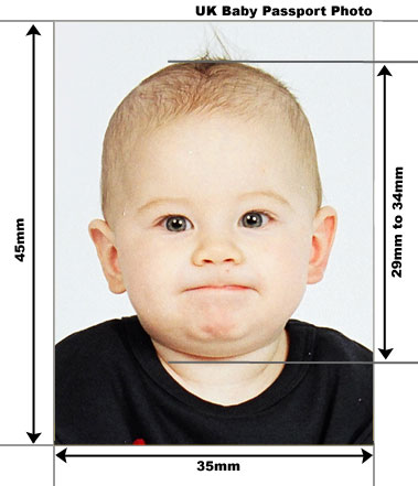 rejected infant passport photo