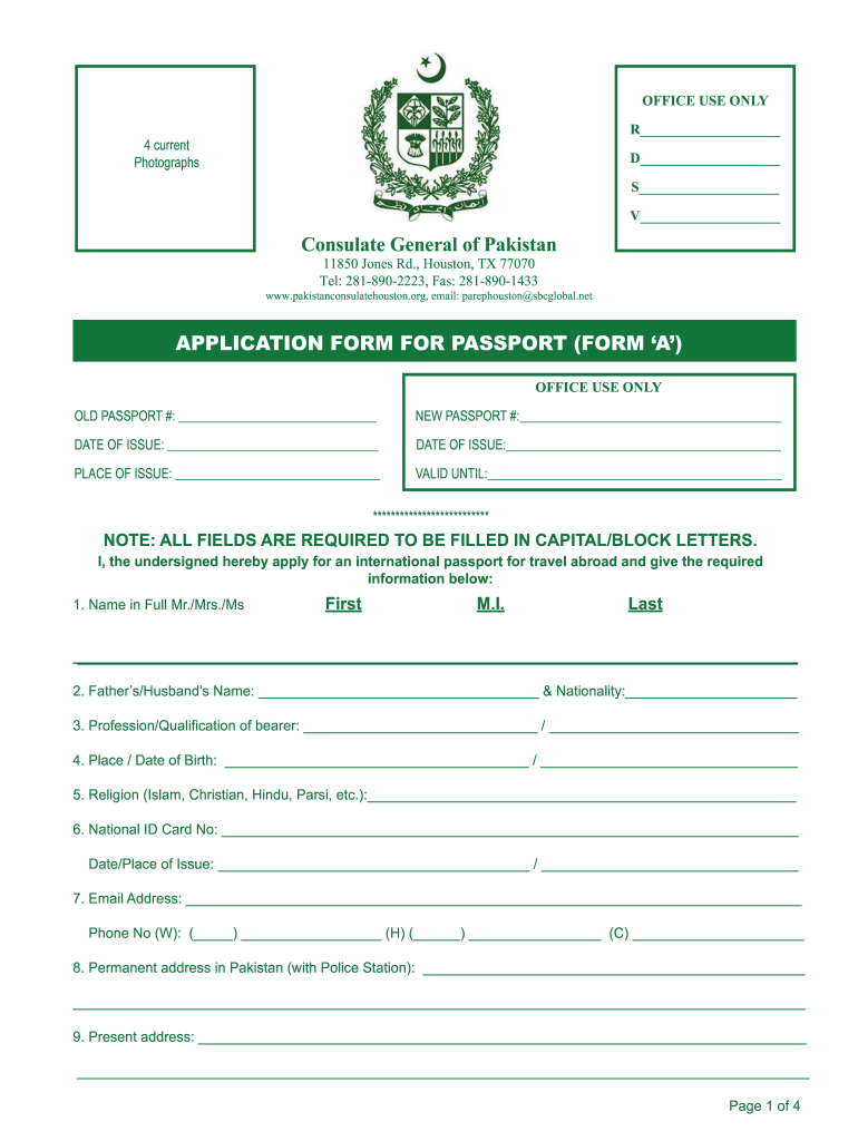 renew pakistani passport online