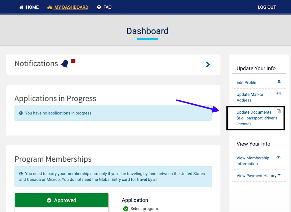 renew passport and global entry